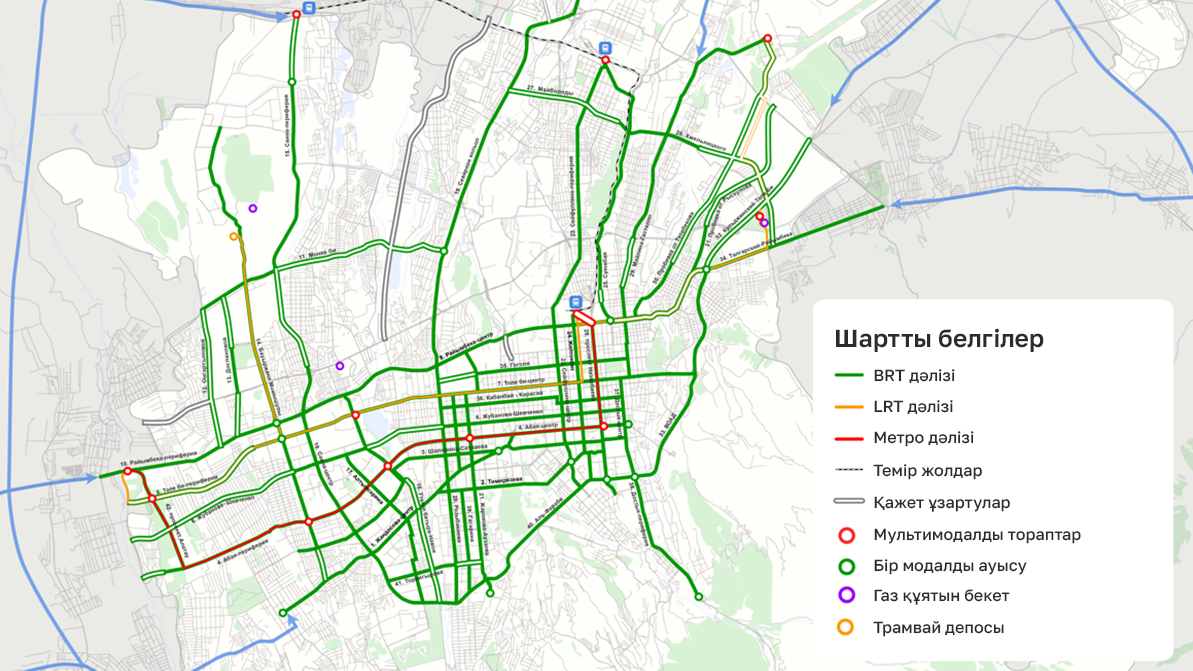 Алматыдағы Әл-Фараби даңғылында автобус жолағы болуы мүмкін
