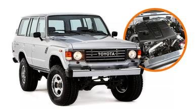 Toyota показала старый Land Cruiser с мотором от трёхсотки