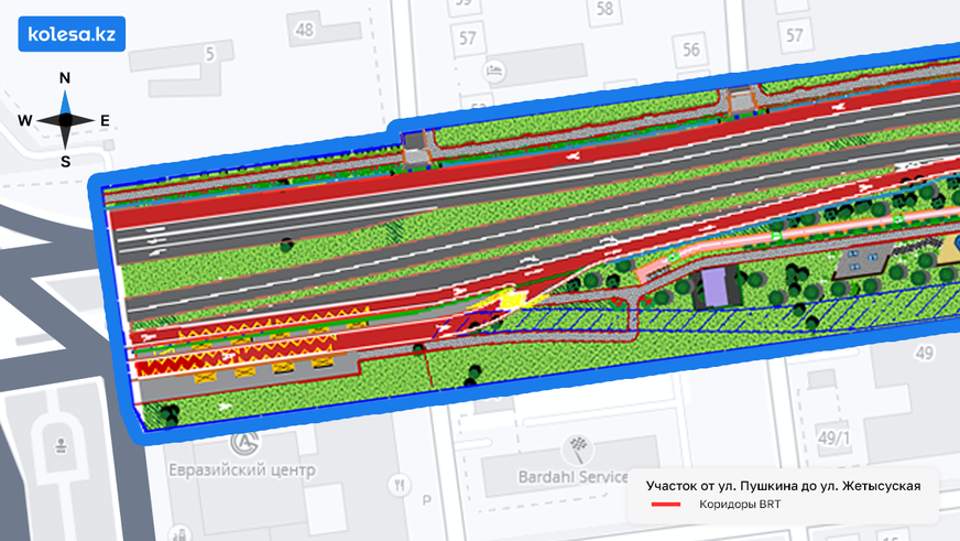 Какой будет BRT на Райымбека в Алматы. Полный разбор