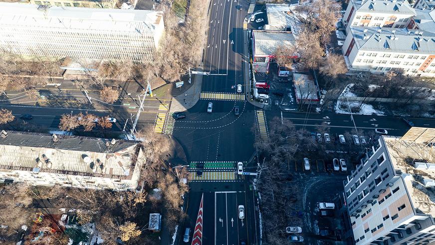 BRT на Желтоксан: как ездить по улице с изменённой разметкой и новыми знаками