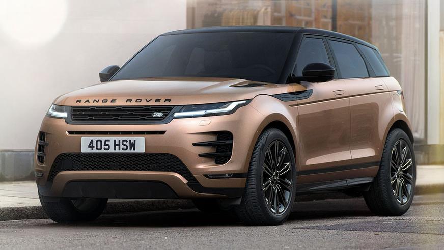 Range Rover Evoque символически обновился снаружи и изнутри