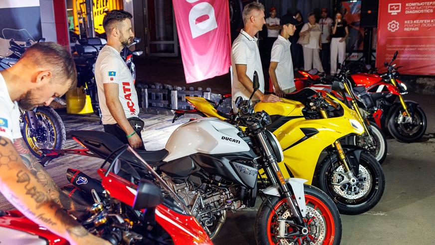 Обновлённый модельный ряд Ducati представили в Алматы