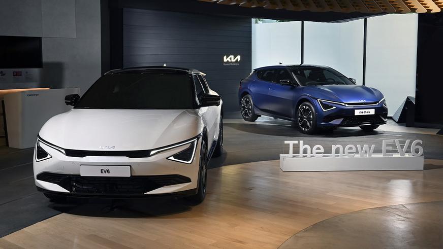 Kia показала обновлённый EV6: свежая внешность и другая батарея
