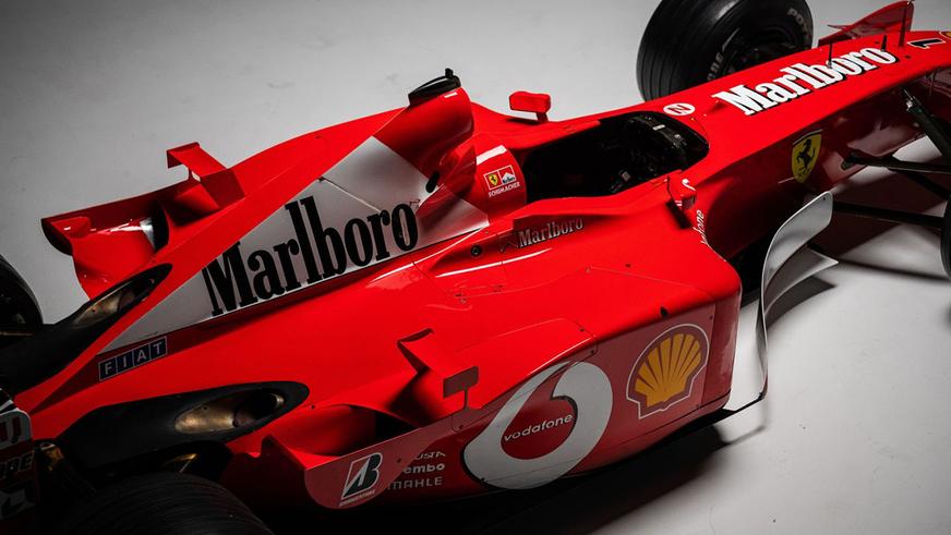 Ferrari F2001b Михаэля Шумахера уйдёт с молотка