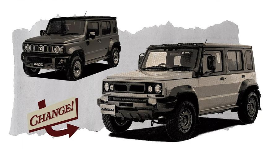 Пятидверный Suzuki Jimny стал похож на раллийную Lancia