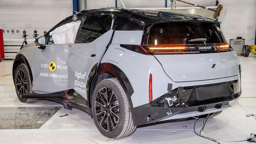 Zeekr X назвали одним из самых безопасных автомобилей в Европе