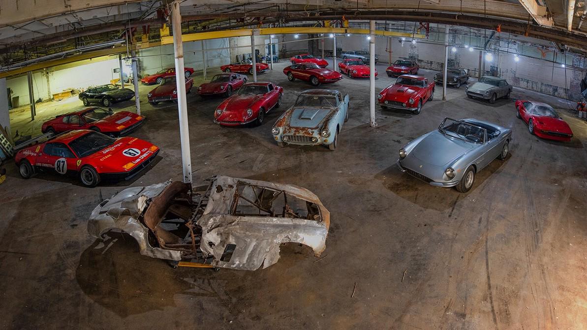 С молотка уйдут 20 раритетных Ferrari, найденных в сарае
