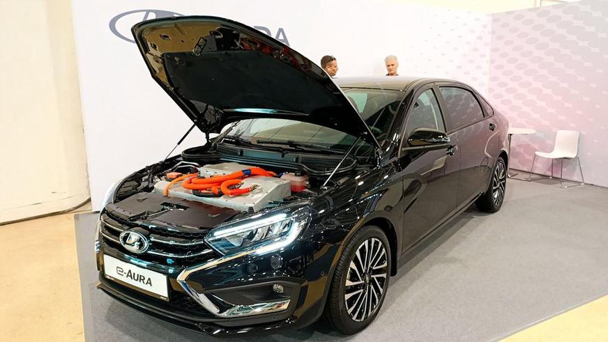 Lada Aura показали в электрической версии Lada Aura показали в электрической версии