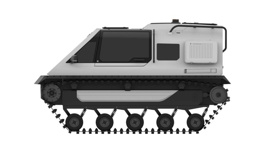 В России разрабатывают гусеничную амфибию с электроприводом