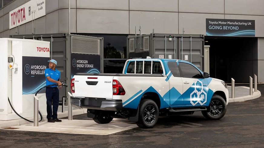 Пикап Toyota Hilux перевели на водород