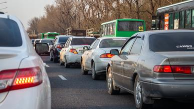 Въезд иногородних авто в Алматы. Трафик неуклонно растёт
