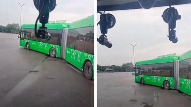 Камеры в автобусах следят за дорогой: правда или фейк?