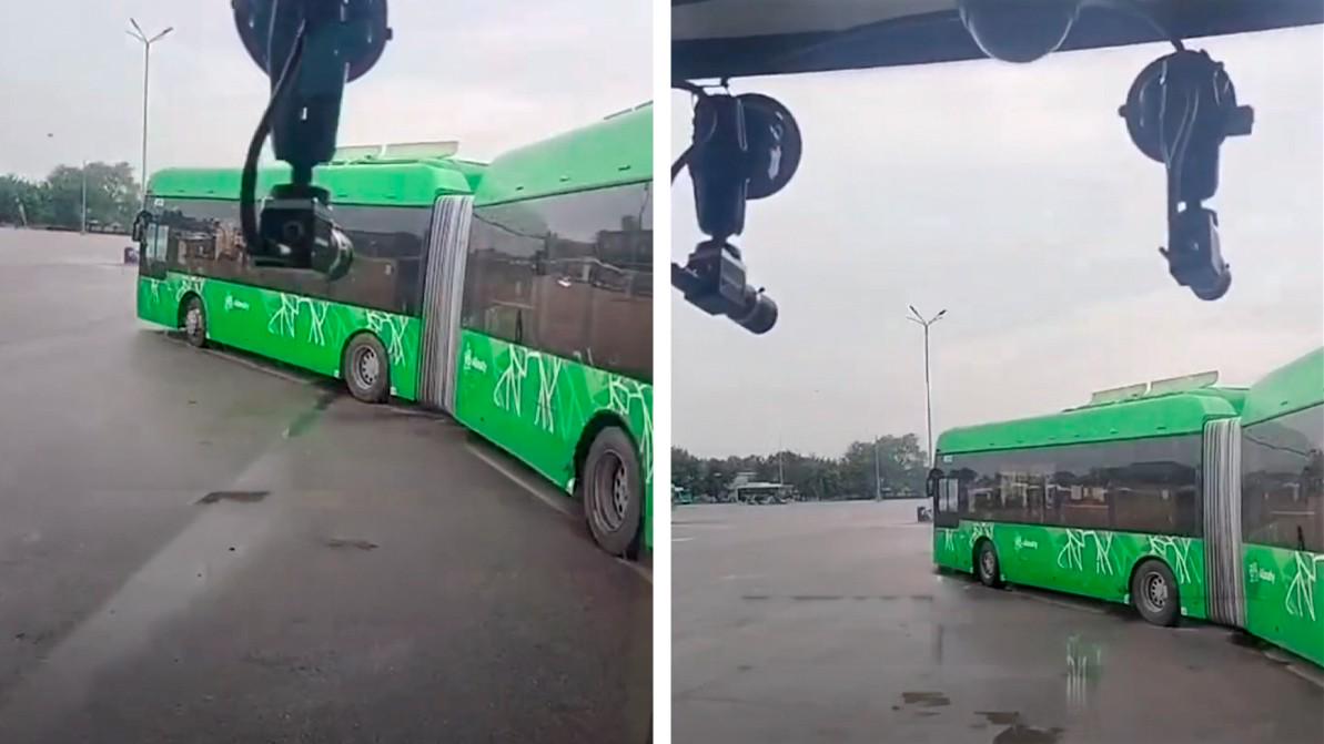 Камеры в автобусах следят за дорогой: правда или фейк?