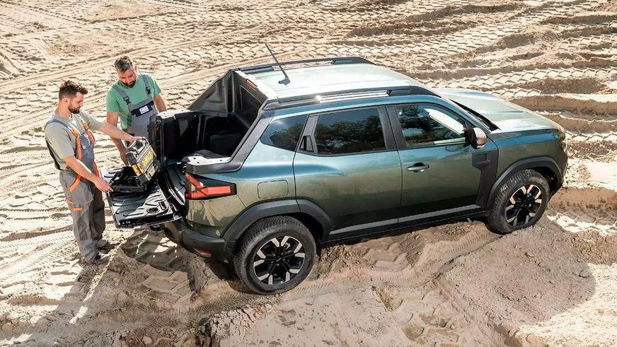 Кроссовер Dacia Duster превратили в пикап в Румынии