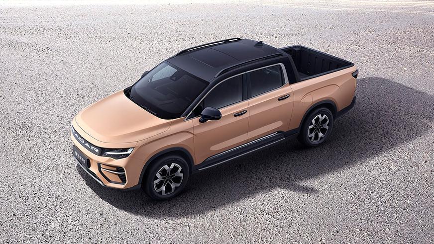 Электропикап Geely сменил название и руль ради экспорта
