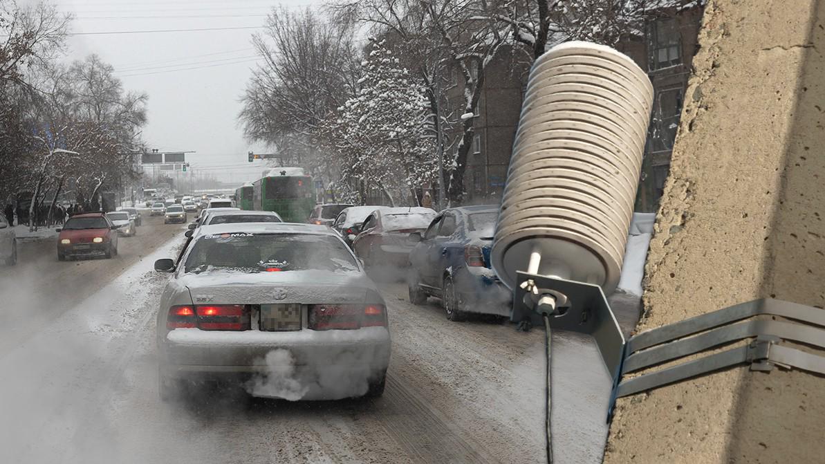 Авто с грязным выхлопом на улицах Алматы найдут экодатчики. Что дальше?