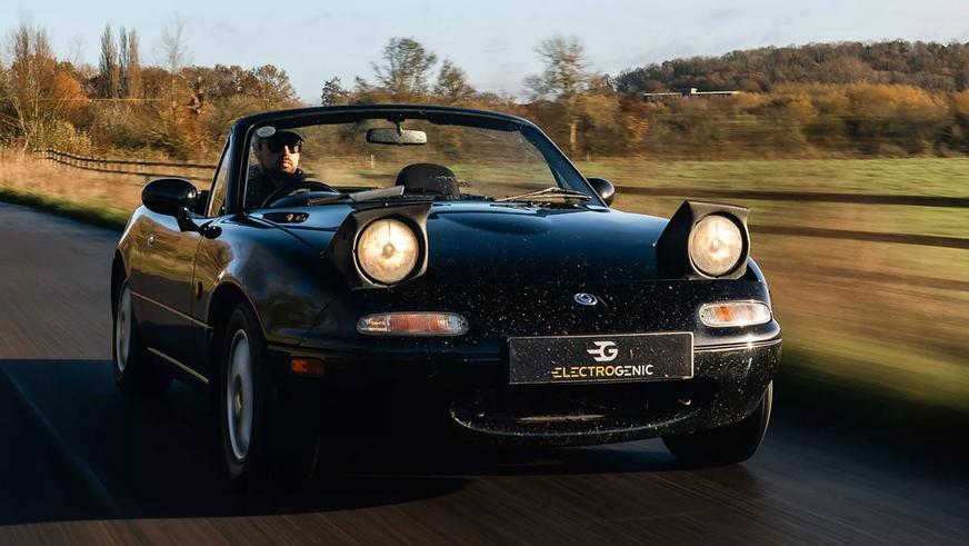 Классическую Mazda MX-5 превратили в электромобиль
