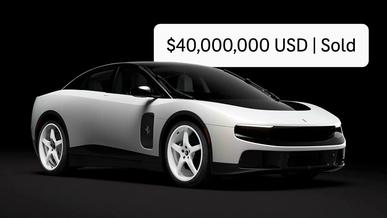 Самый первый Ferrari Luce купили за 40 000 000 долларов