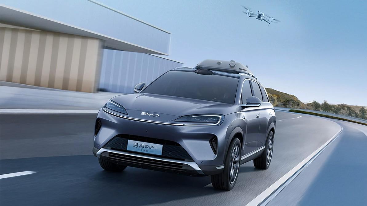 Квадрокоптер на крыше – новая опция от BYD