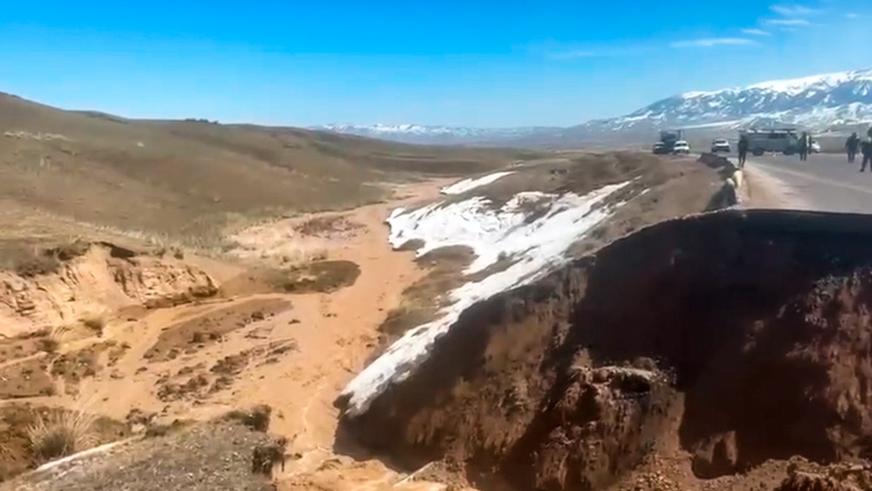Трассу Кеген – Нарынкол размыло талыми водами