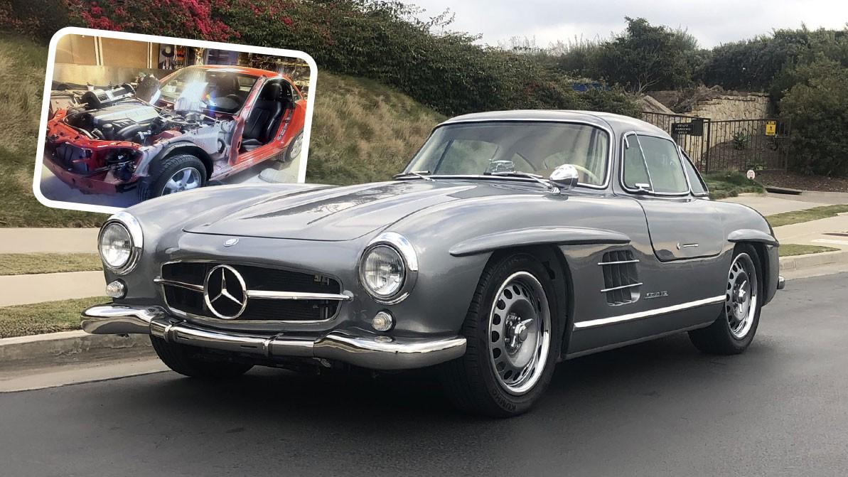 300 SL Gullwing-ге айналған Mercedes-Benz SLK 320