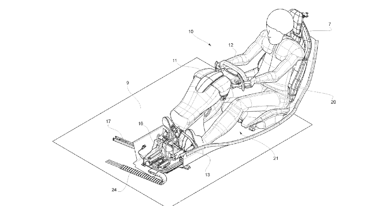 Ferrari жылжымалы кокпит патенттеді