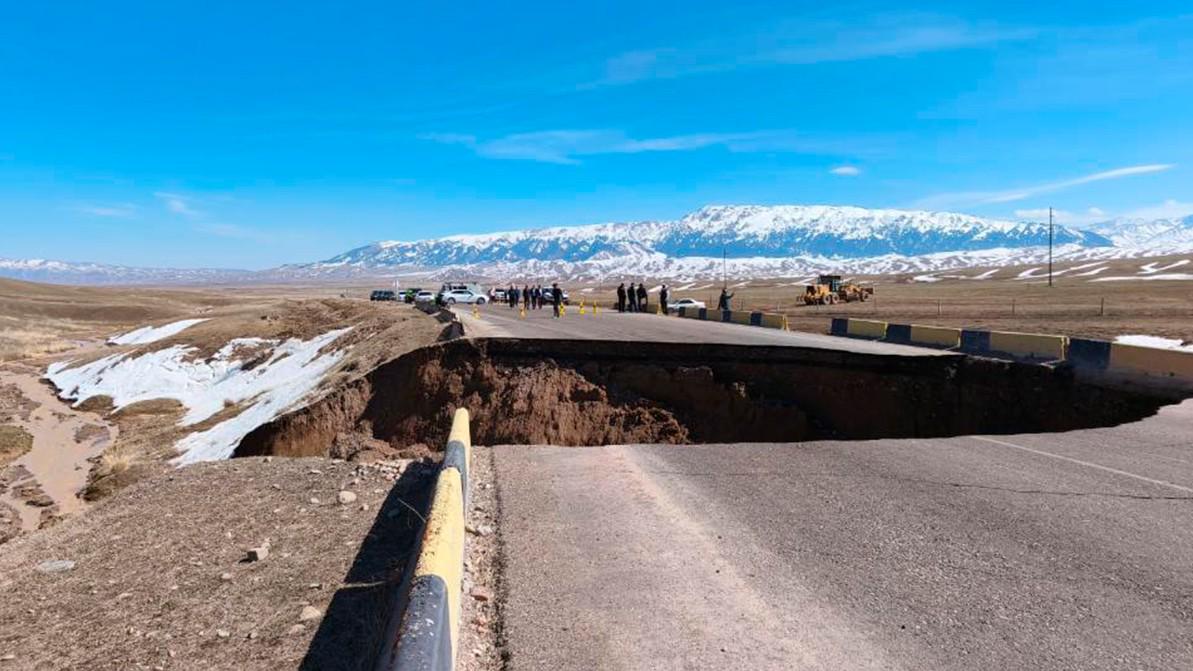 Трассу Кеген – Нарынкол размыло талыми водами