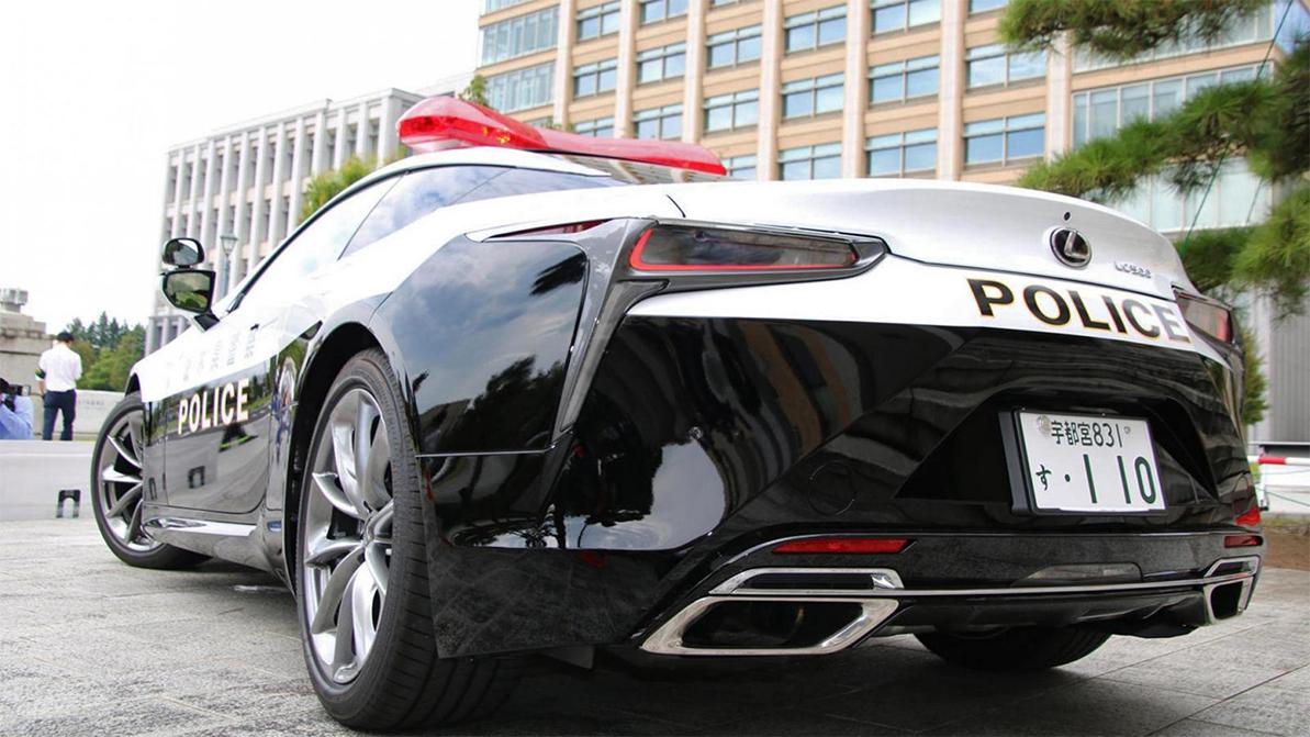 Японская полиция обзавелась служебным Lexus LC 500