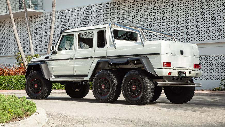 С молотка пустят почти новый Mercedes-Benz G63 AMG 6×6