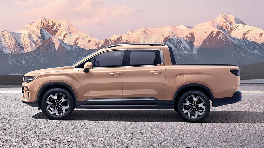 Электропикап Geely сменил название и руль ради экспорта