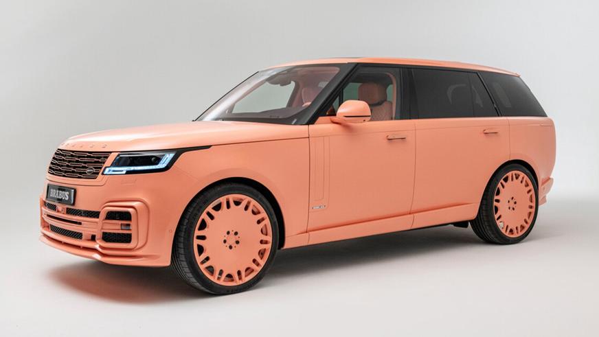 Представлен Brabus 600 Peetch — это персиковый Range Rover