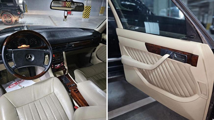 Mercedes-«дипломат» (W126) с небольшим пробегом продают на Kolesa.kz