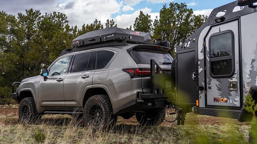 Самый дорогой внедорожник Lexus подготовили к путешествиям по тяжёлому бездорожью