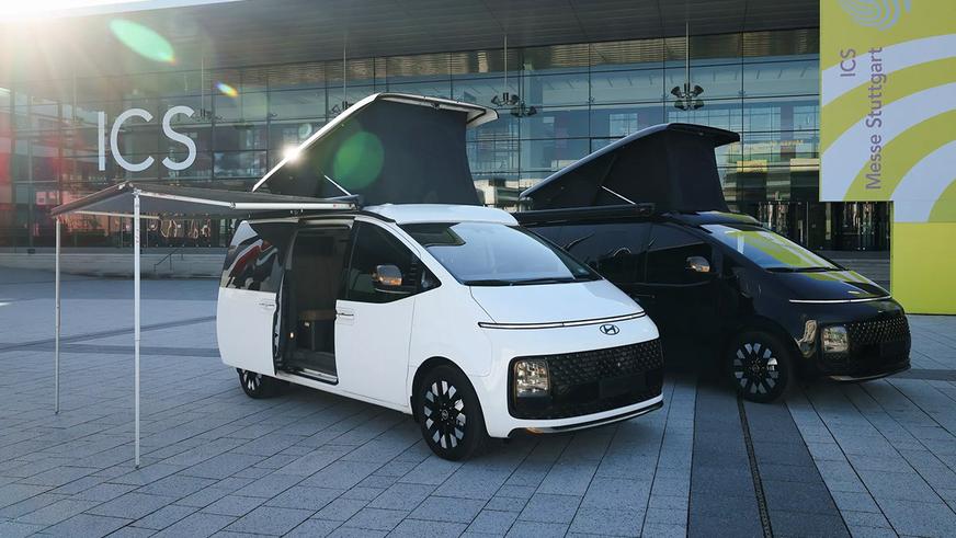 Электрлі Hyundai Staria-да ұйықтап, демалуға болады