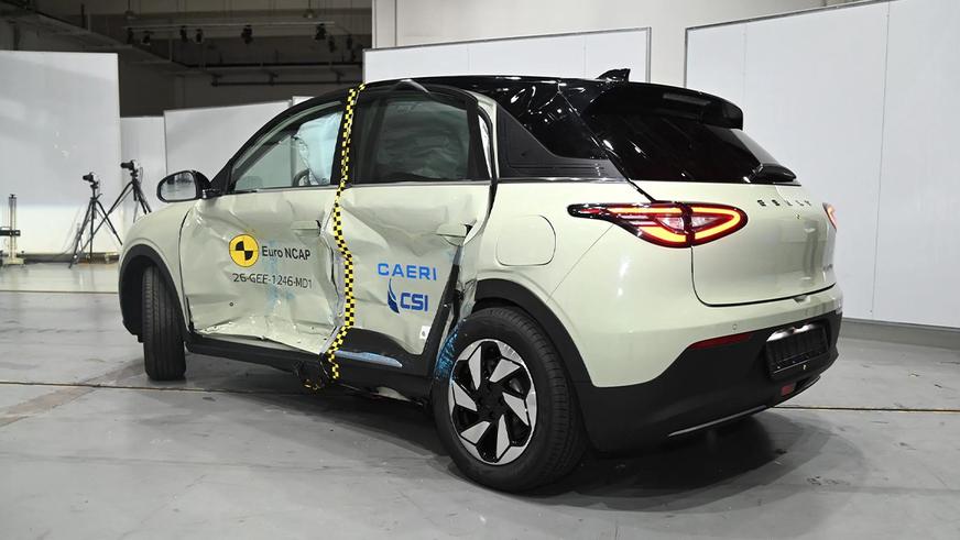 EuroNCAP проверила Geely EX2. Такой продаётся и в РК