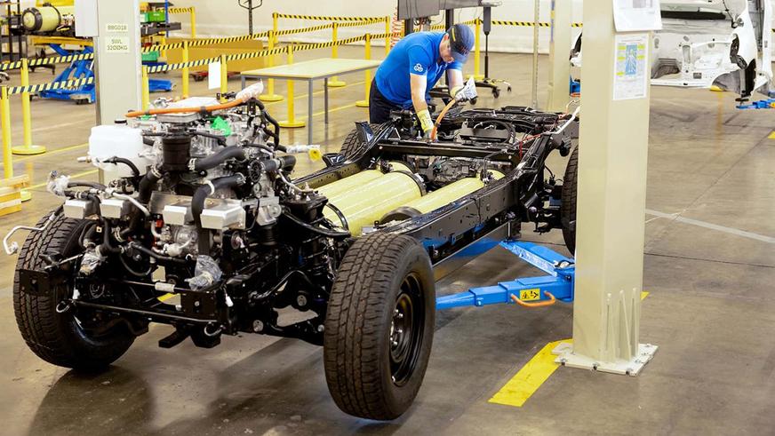 Пикап Toyota Hilux перевели на водород
