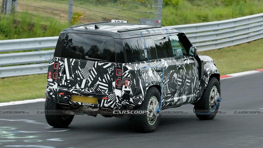 Необычный Land Rover замечен на Нордшляйфе