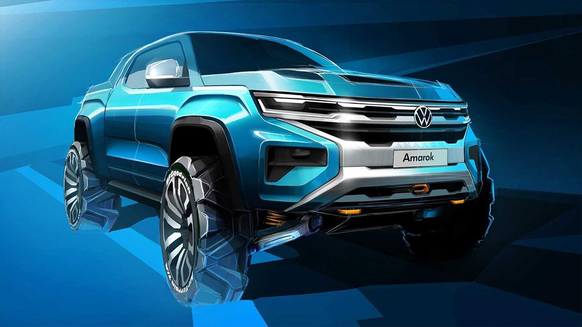 Новый Volkswagen Amarok показали в маскировке