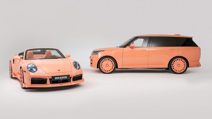 Представлен Brabus 600 Peetch — это персиковый Range Rover