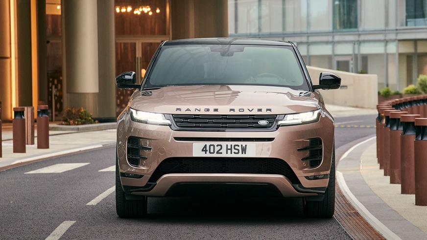 Range Rover Evoque символически обновился снаружи и изнутри