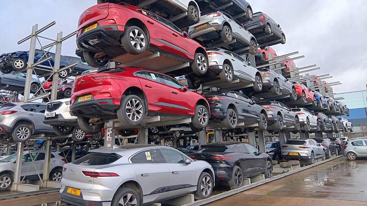 Фото дня: печальный финал Jaguar I-Pace