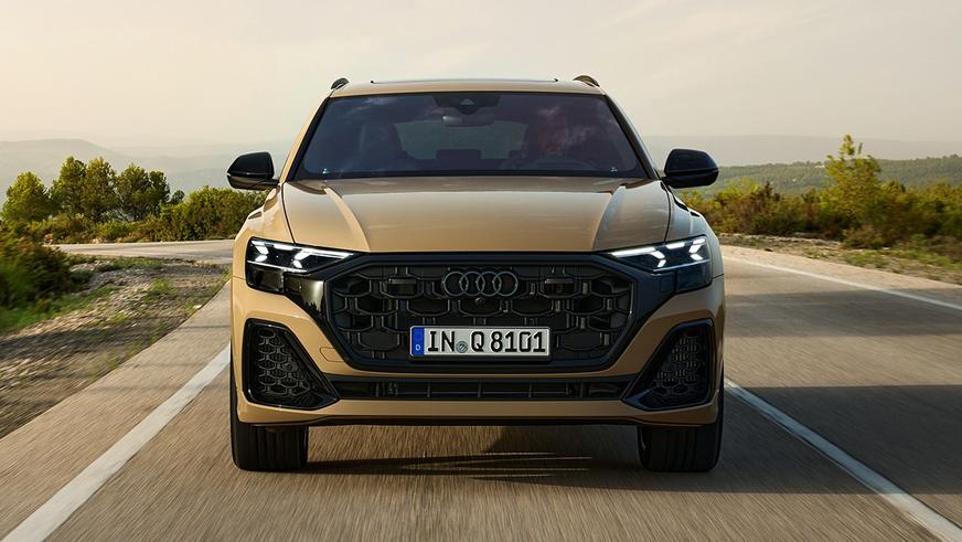 Обновлён кроссовер Audi Q8: новые фары и прежние двигатели