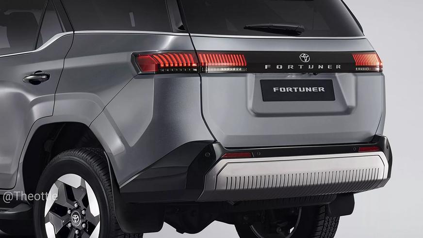 Жаңа Toyota Fortuner Таиландта жүр