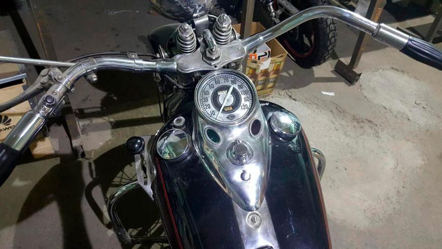 На Kolesa.kz продают 80-летний Harley-Davidson WL