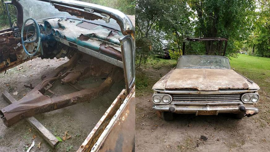 Ржавые останки старой Chevrolet Impala пытаются продать за 30 000 $