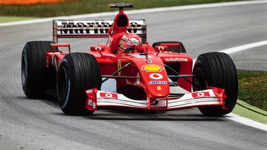 Ferrari F2001b Михаэля Шумахера уйдёт с молотка