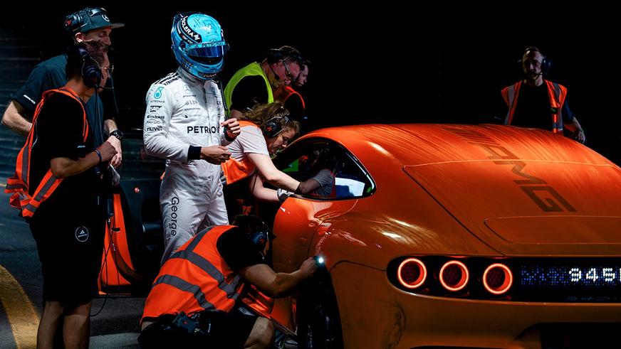 Электроконцепт AMG неделю ездил по треку ради рекордов
