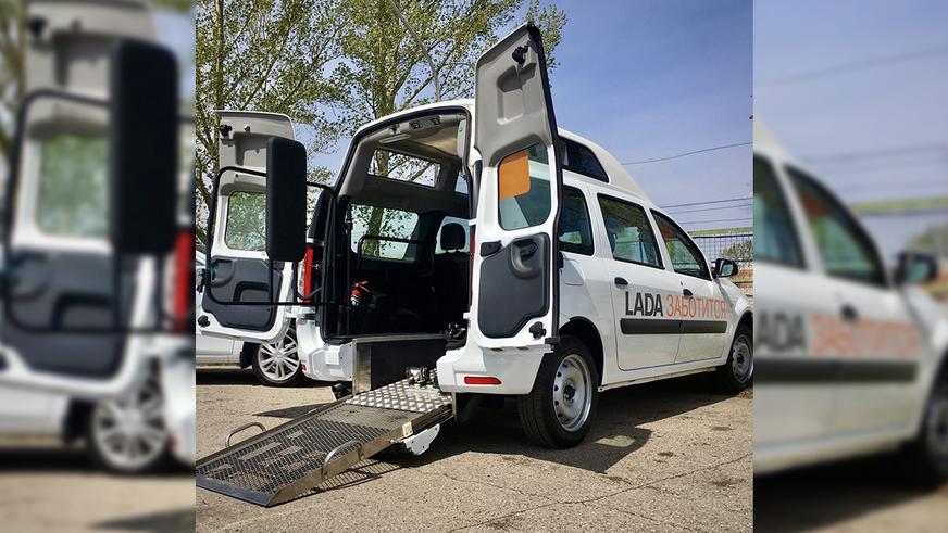 Lada Largus c необычной крышей