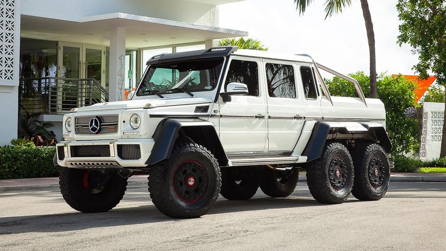 С молотка пустят почти новый Mercedes-Benz G63 AMG 6×6