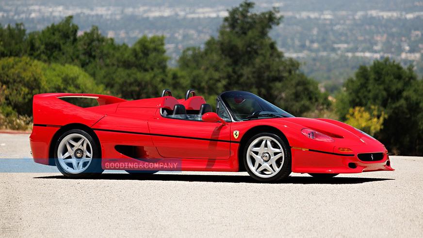 Ferrari F50, принадлежавшую Майку Тайсону, пустят с молотка